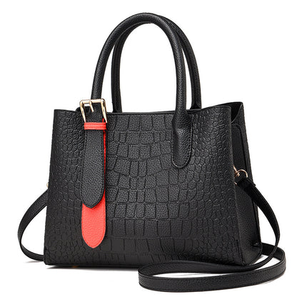 Women's crocodile crossbody shoulder bag